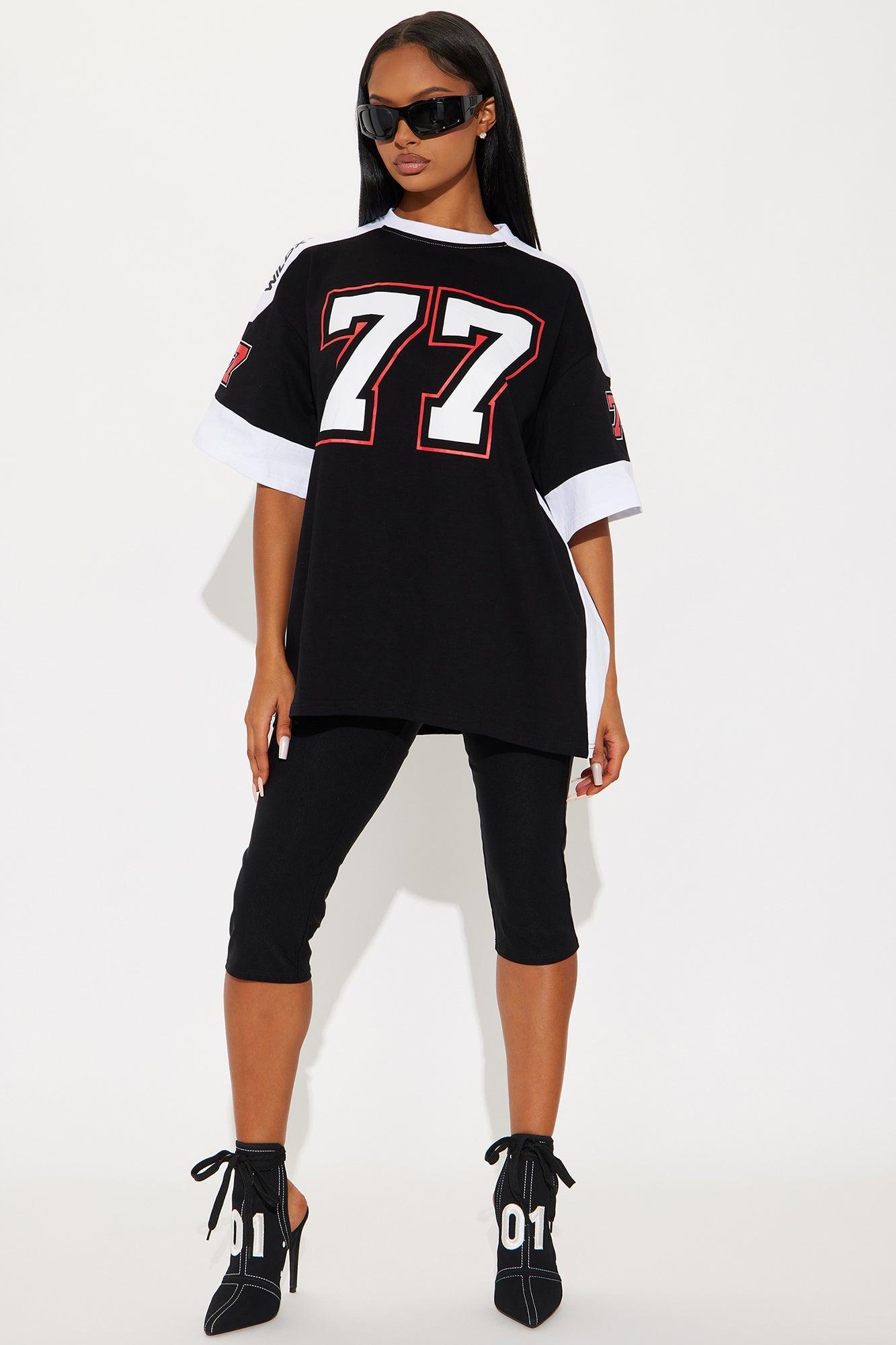 Half Time Oversized Tee - Black/combo Product Image