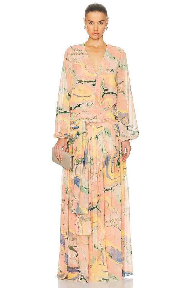 Alexis Diane Dress Peach. (also in XS). Product Image