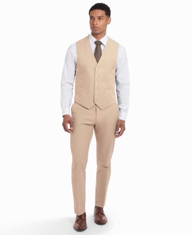 Tommy Hilfiger Mens Modern-Fit Vest - Tan Product Image