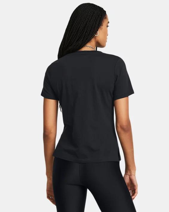 Women's UA Performance Cotton Collegiate V-Neck Short Sleeve Product Image