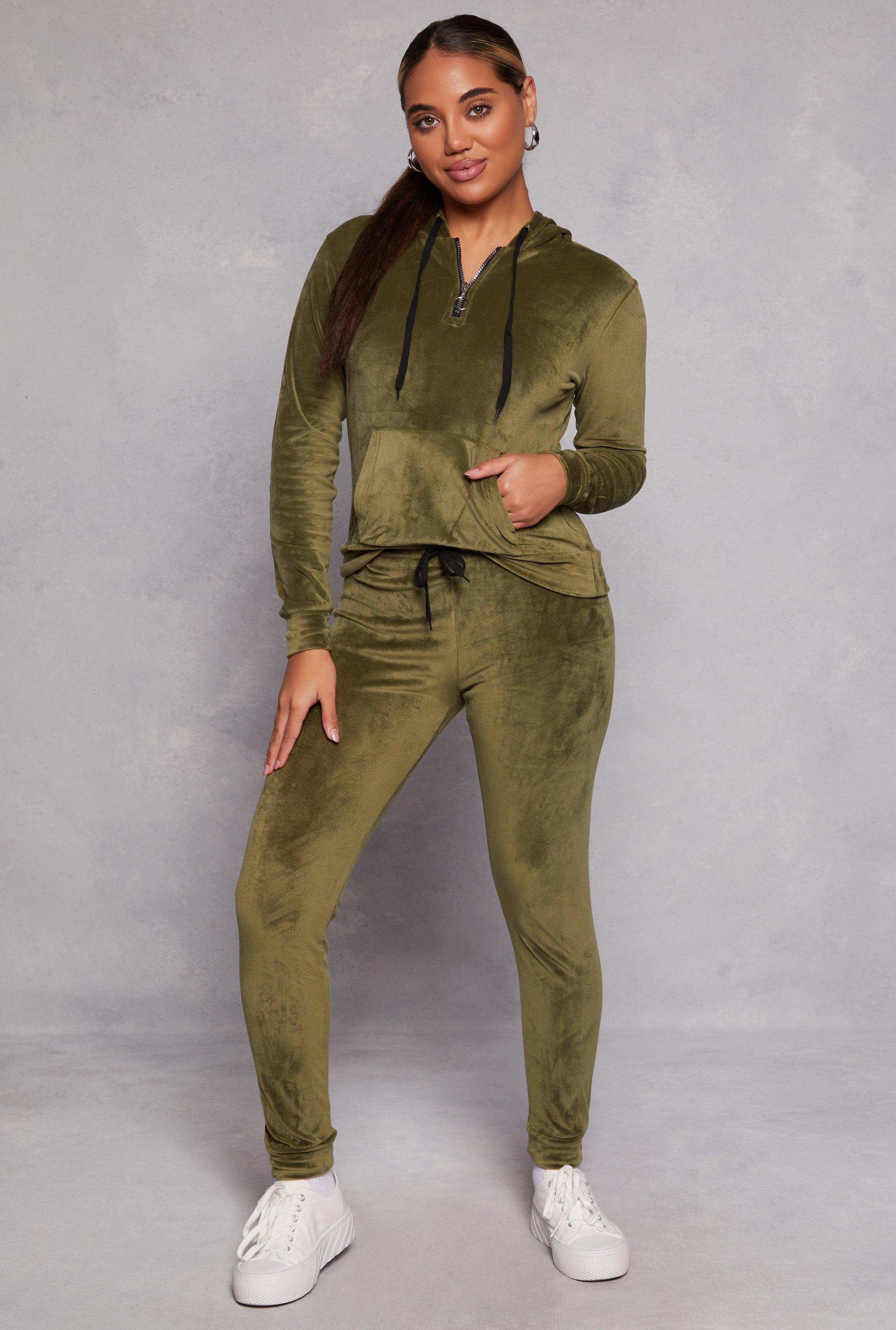 Womens Velour High Waist Joggers product image