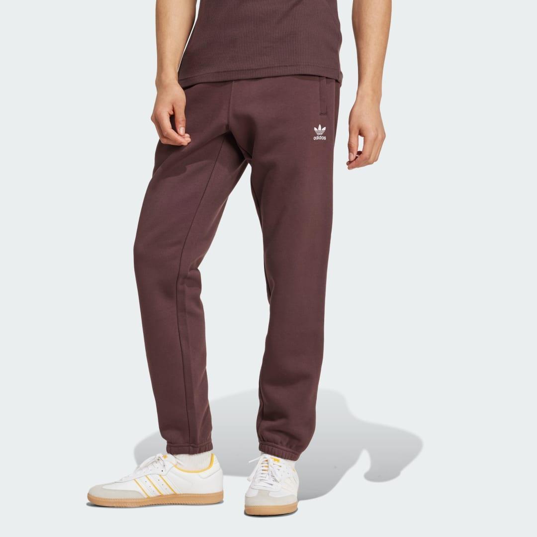 adidas Trefoil Essentials Pants Shadow Brown L Mens Product Image