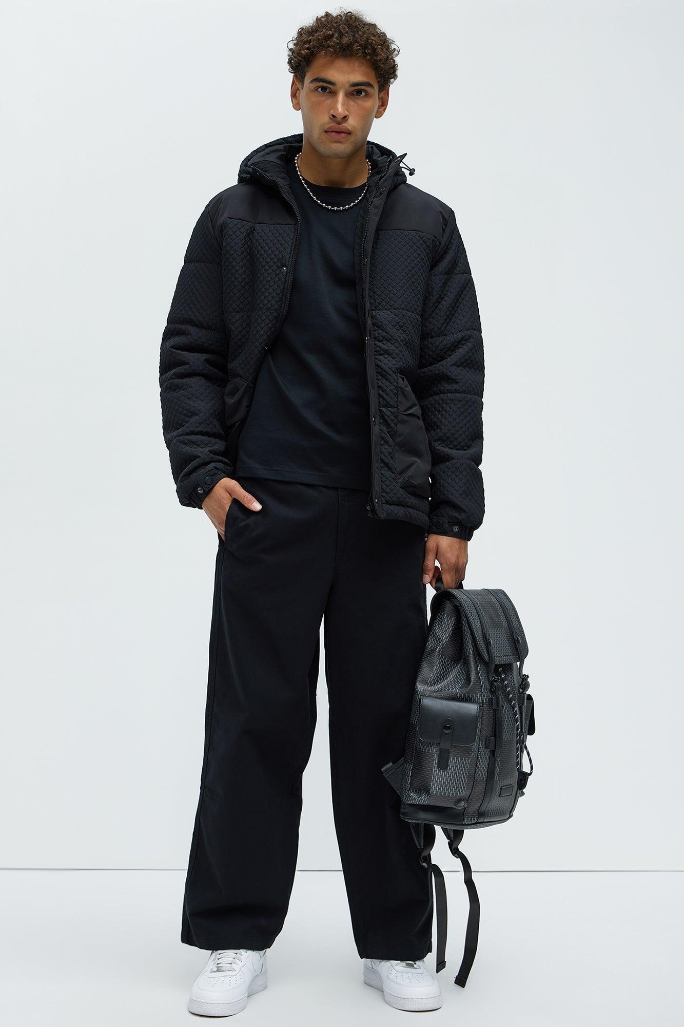 Barkley Belted Baggy Pants - Black product image