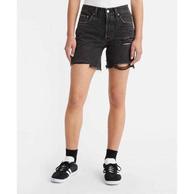 Levi's(r) Womens 501 Mid Thigh Shorts (Night Ruin) Women's Shorts Product Image