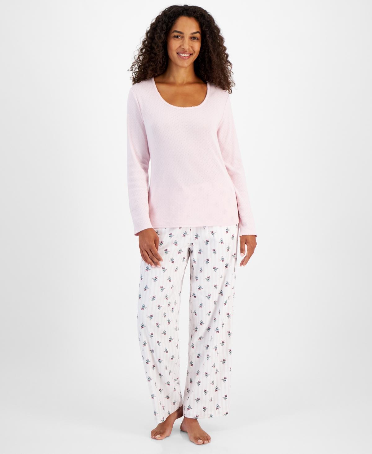 Charter Club Womens Cotton Pointelle Sleep Tee, Created for Macys Product Image