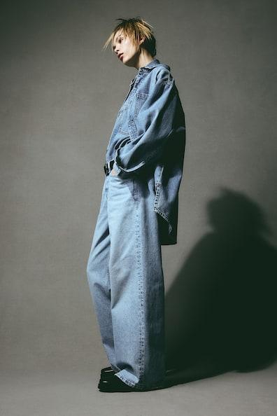 Baggy Wide Low Jeans Product Image