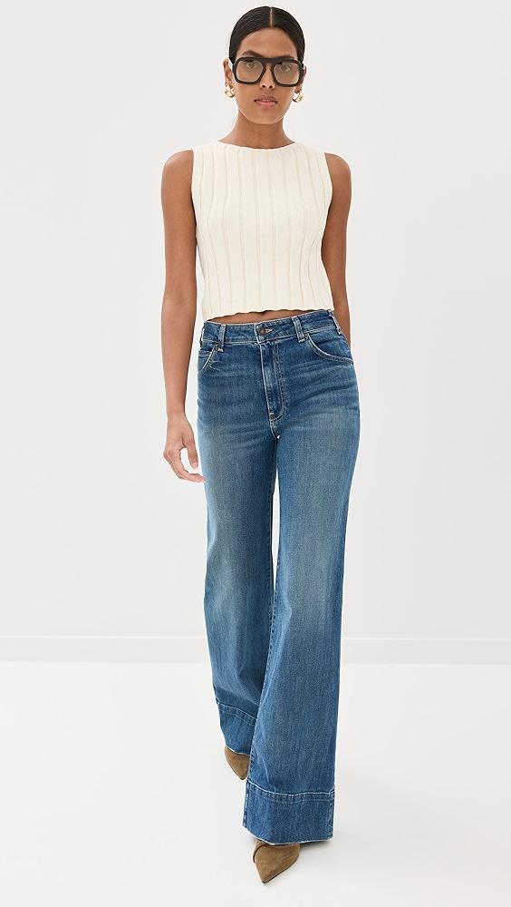 Reformation Callie Cotton Ribbed Sweater Tank | Shopbop Product Image