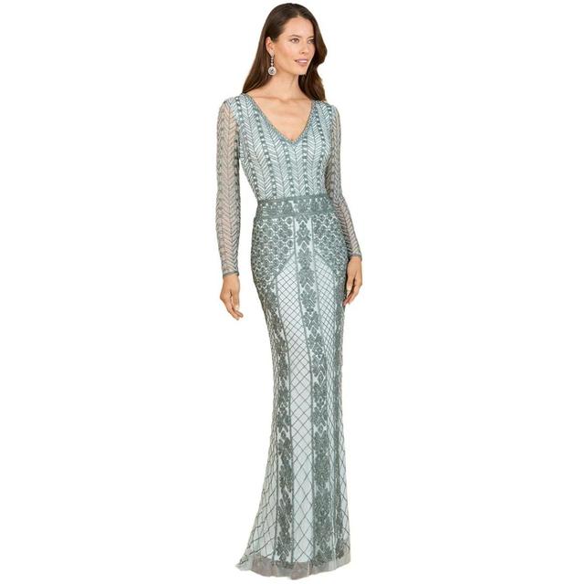 Lara Womens Long Sleeve Beaded Dress Product Image