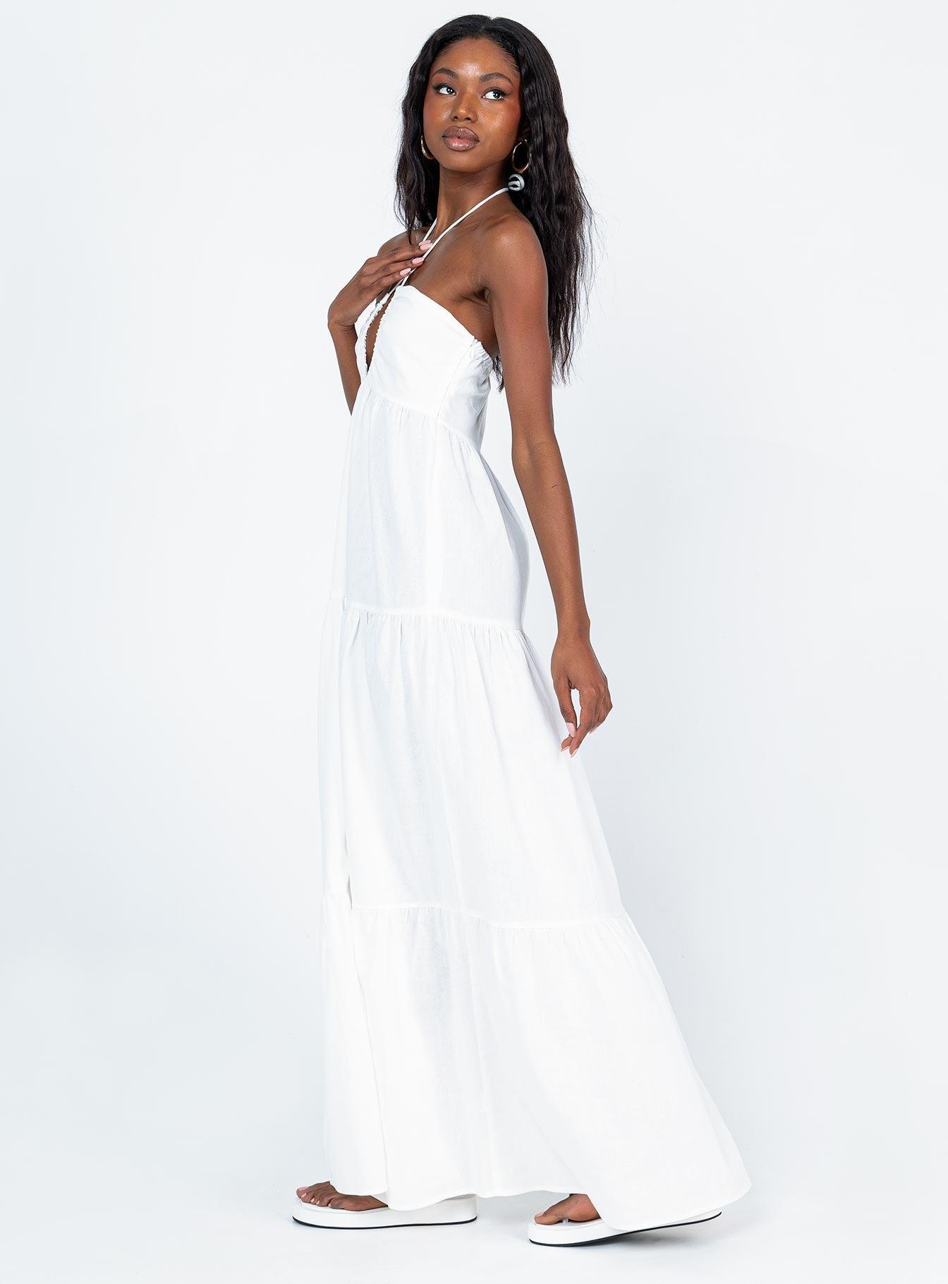 Lincoln Maxi Dress White Product Image