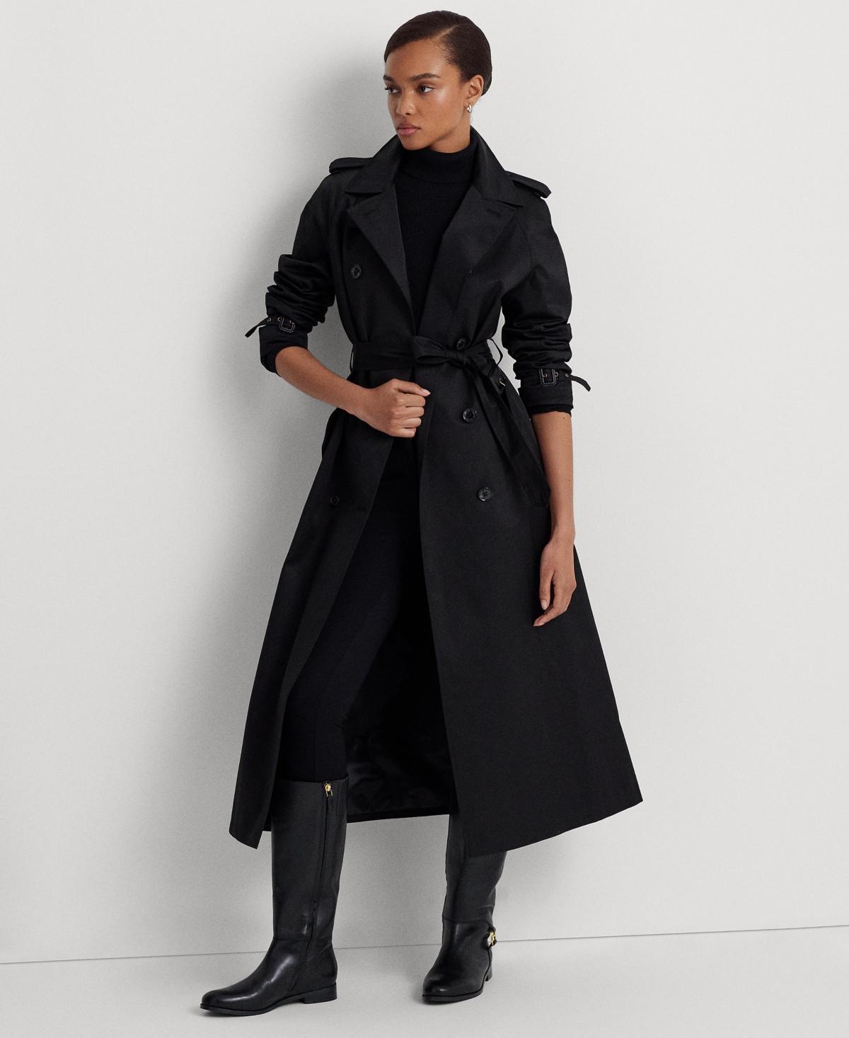 Lauren Ralph Lauren Womens Belted Maxi Trench Coat Product Image