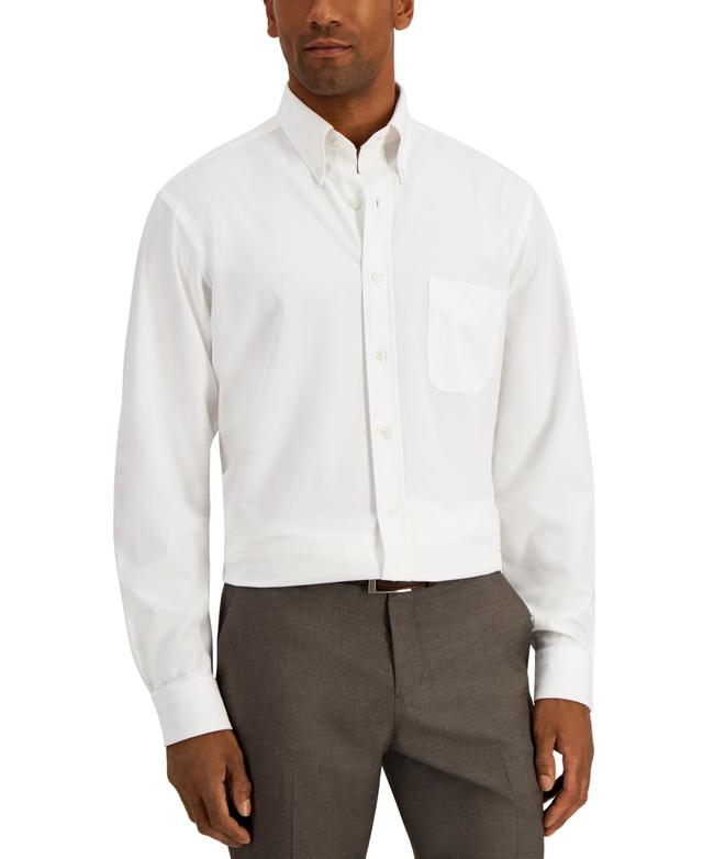 Club Room Mens Regular Fit Traveler Dress Shirt, Created for Macys Product Image