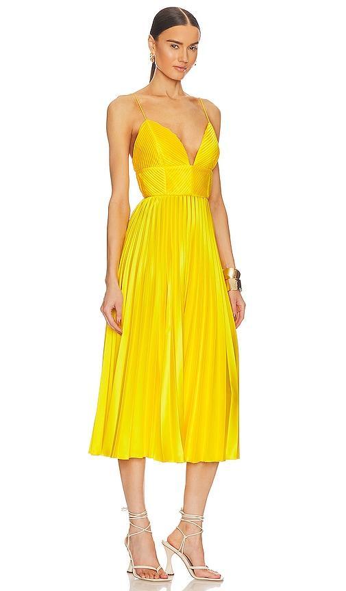 AMUR Viv Mitered Pleating Dress Size 2. Product Image