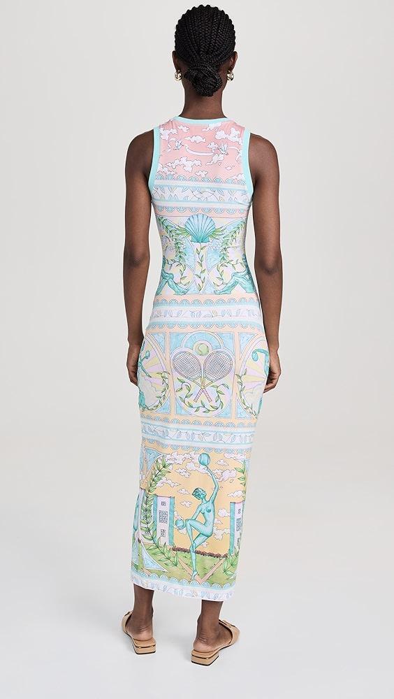 Casablanca Vase Printed Midi Tank Dress | Shopbop Product Image