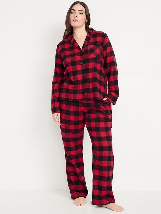 Flannel Pajama Set for Women Product Image