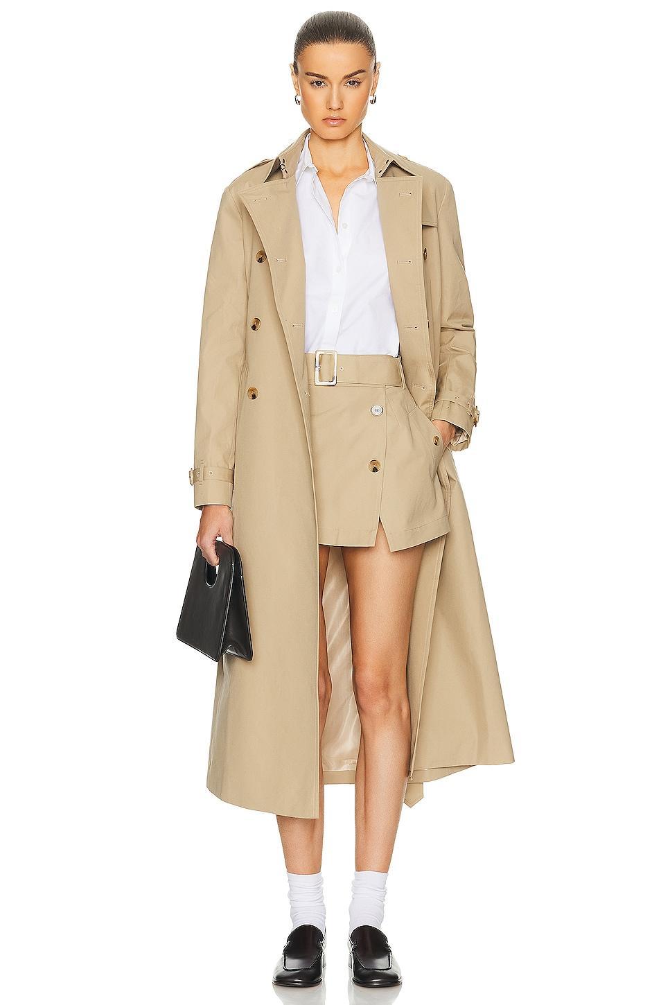 SANS FAFF New York Trench Coat in Brown Product Image