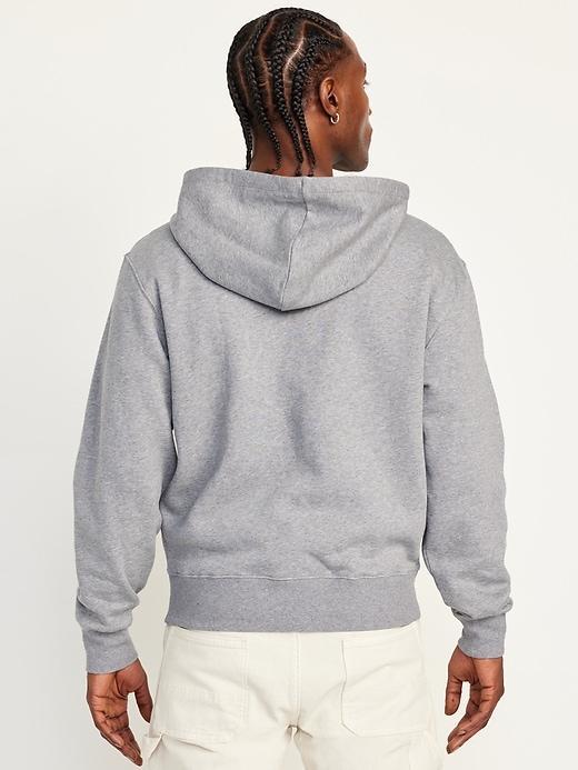 Oversized Logo Zip Hoodie Product Image