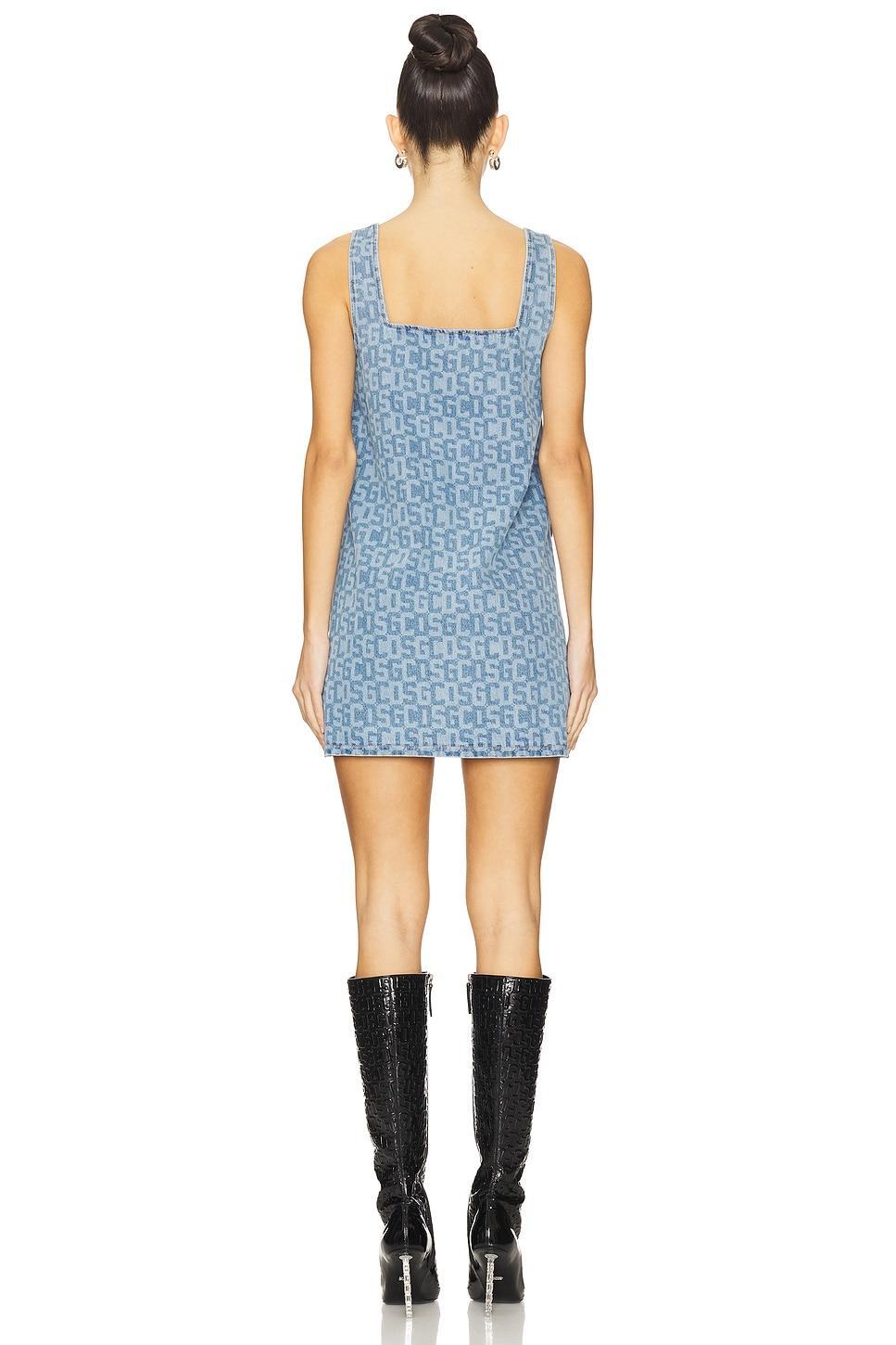 Monogram Denim Pocket Dress GCDS Product Image