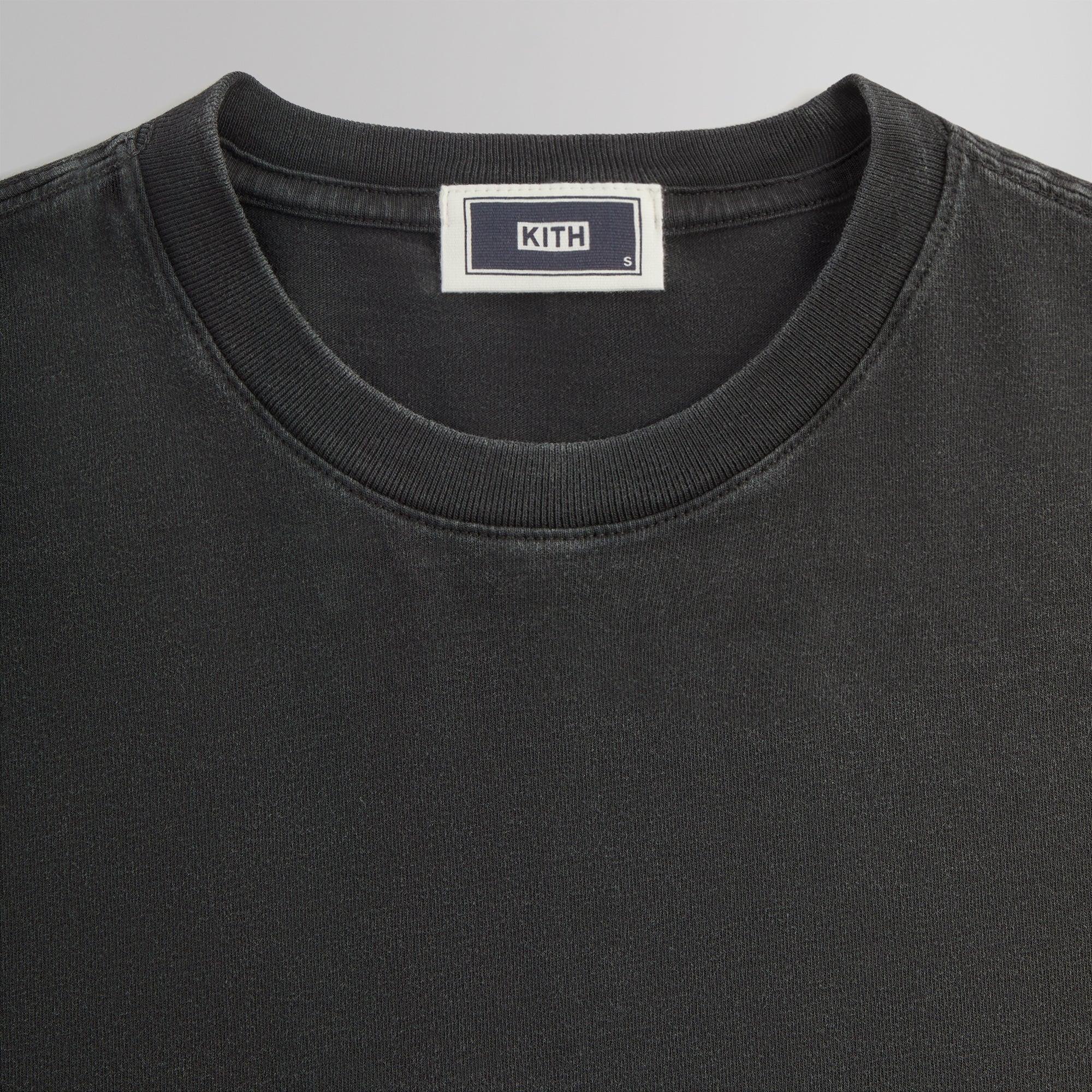 Kith Long Sleeve Vintage Tee - Black Male Product Image