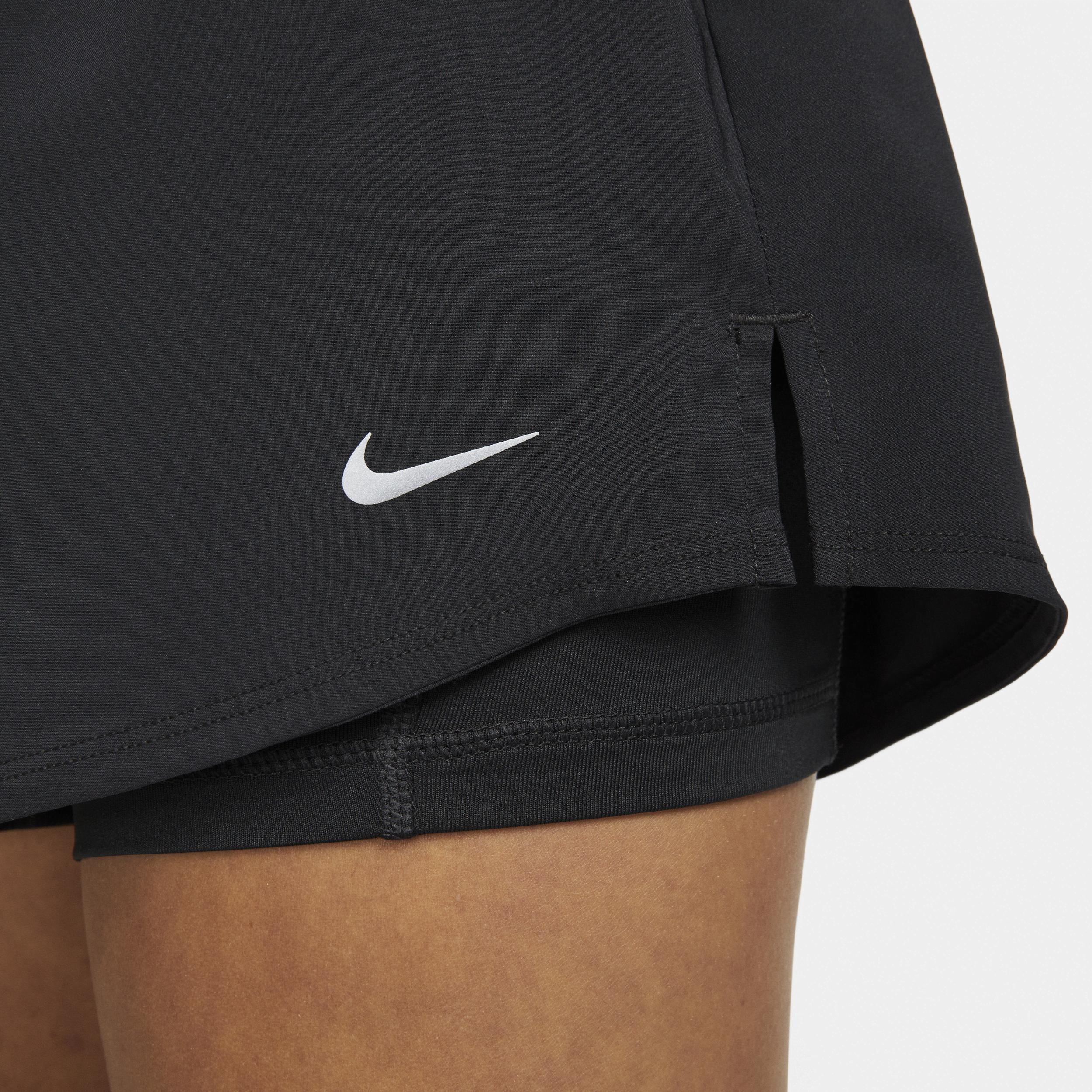 Nike Women's One Dri-FIT High-Waisted 3" 2-in-1 Shorts Product Image