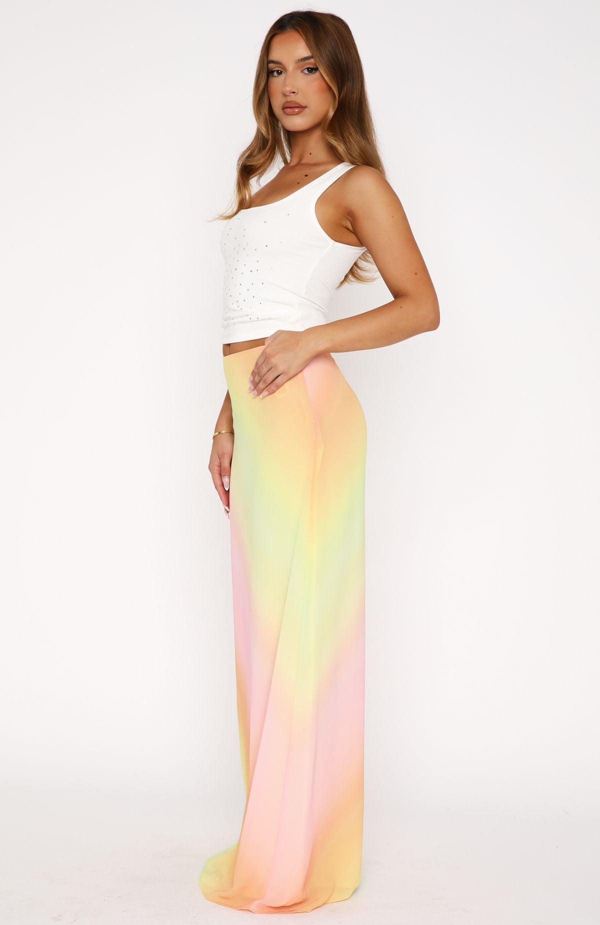 Our Love Maxi Skirt Rainbow Product Image