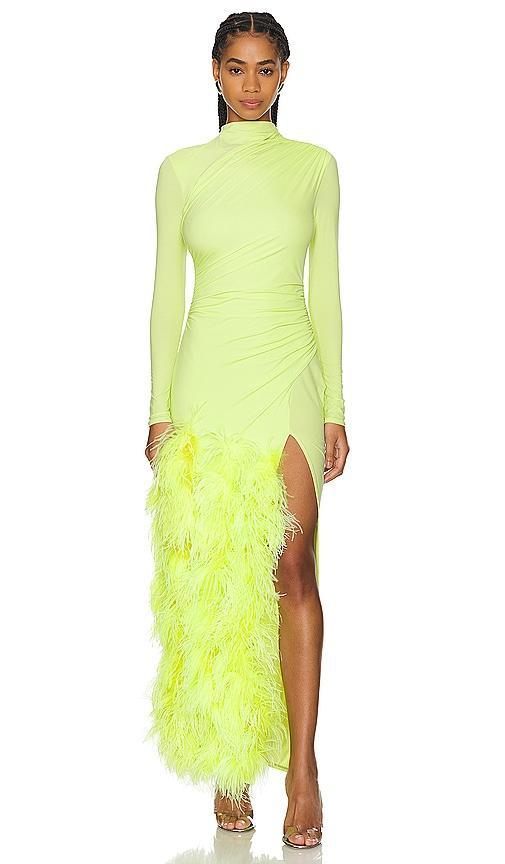 Draped Feather Gown Product Image