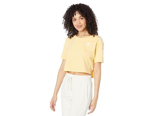 Kappa 222 Banda Solok Light/Yellow Light/Bright White) Women's Clothing Product Image