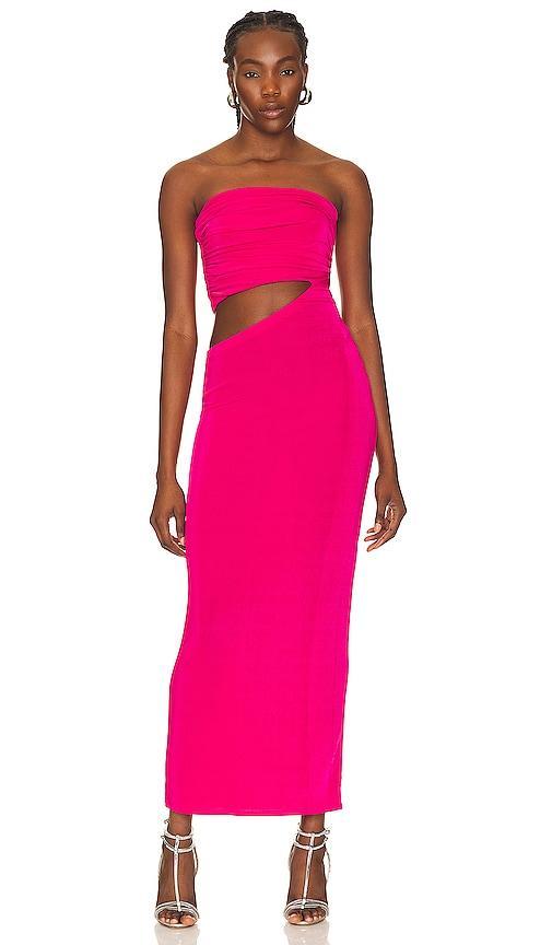 NBD Arielle Maxi Dress in Fuchsia. - size XXS (also in L, M, S, XL, XS) Product Image