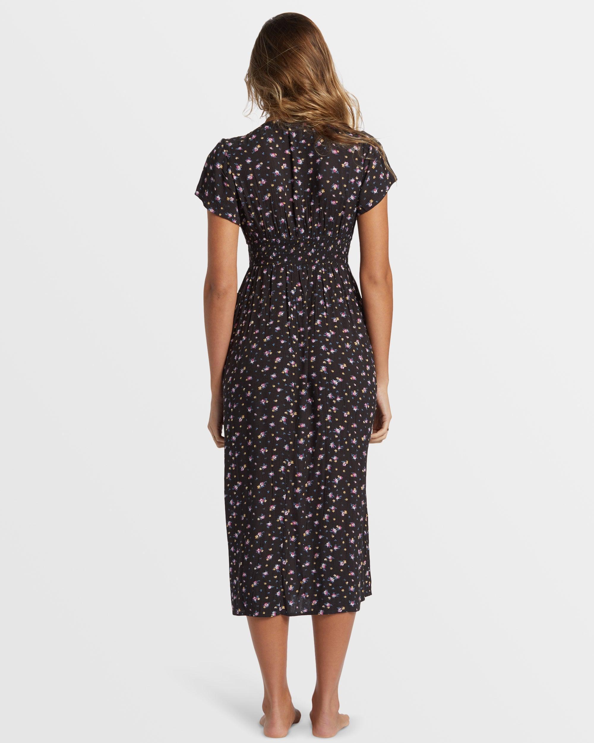 Morning Sky Midi Dress - Black Sands Female Product Image