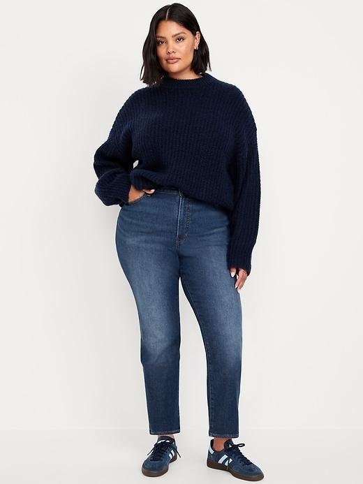 High-Waisted Built-In Warm OG Straight Jeans Product Image