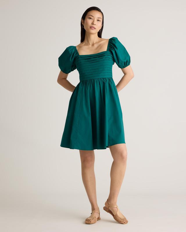 100% Organic Cotton Ruched Mini Dress		 		 		 		 		 Product Image