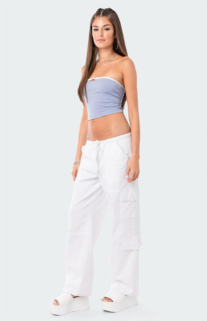 Edikted Women's Colby Belted Tube Top Product Image