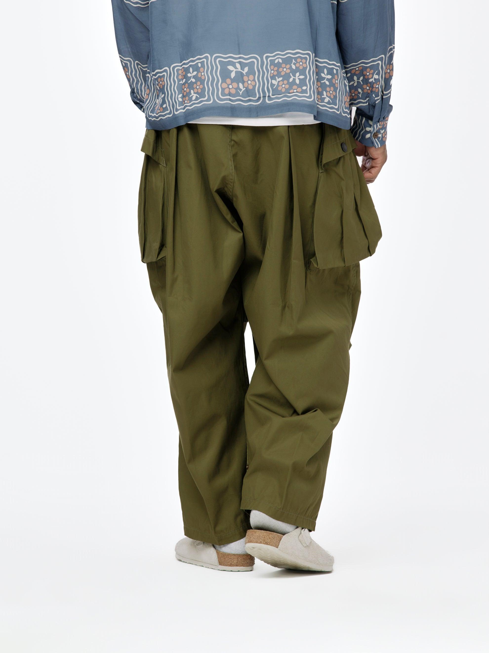 Combined Gabergine Aozai Cargo Pants (Khaki) Product Image