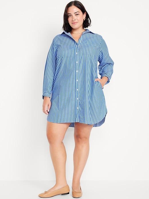 Jean Mini Shirt Dress Product Image