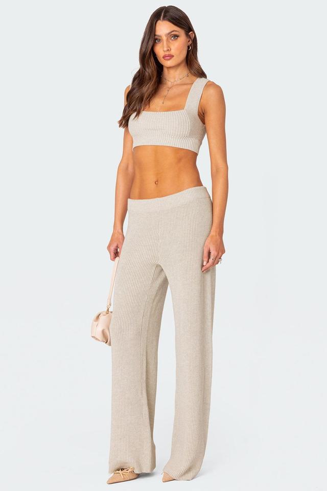 Sunday Straight Leg Knit Pants Product Image