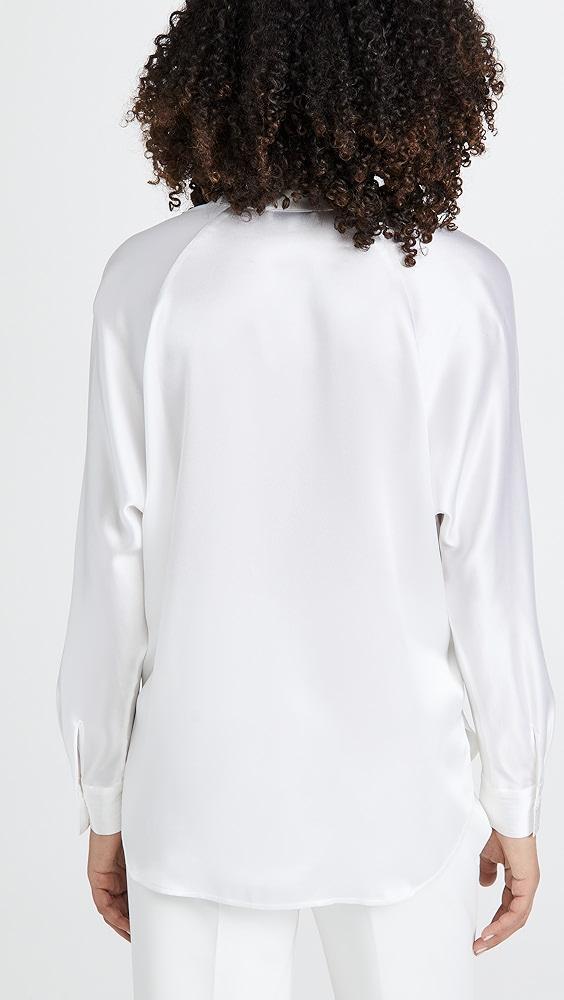 Vince Band Collar Blouse | Shopbop Product Image