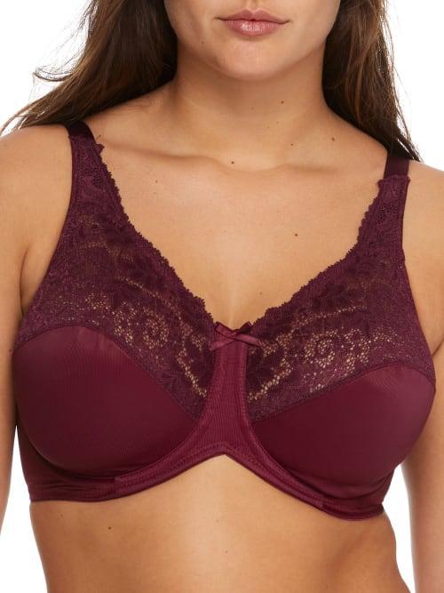 Bali Lilyette Comfort Lace Full Coverage Underwire Minimizer Bra 0428 Product Image