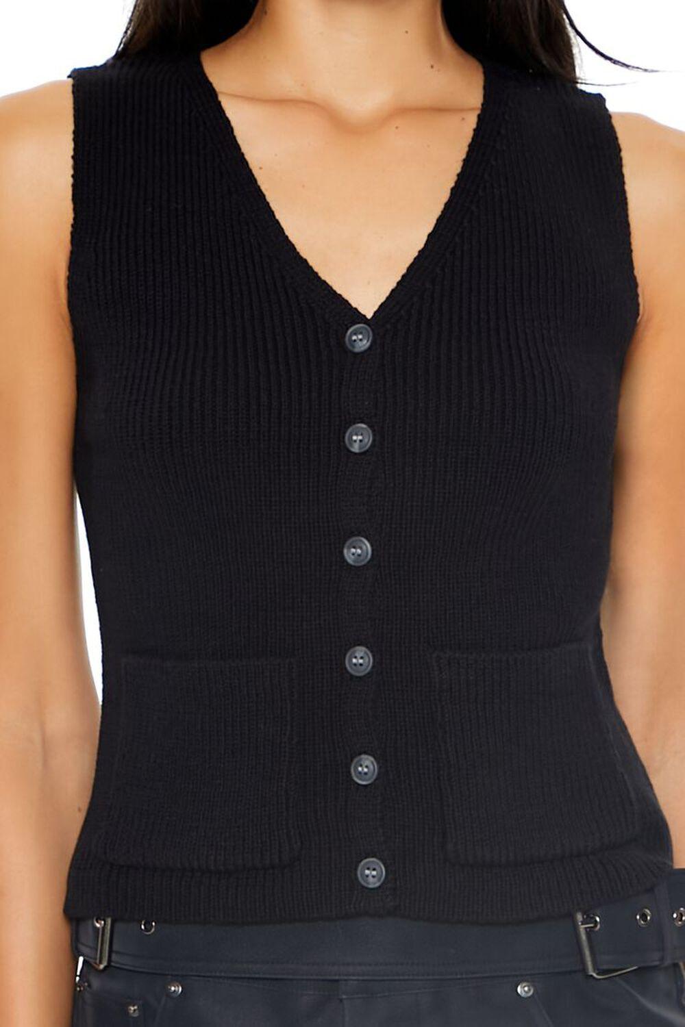 Patch Pocket Sweater Vest | Forever 21 Product Image