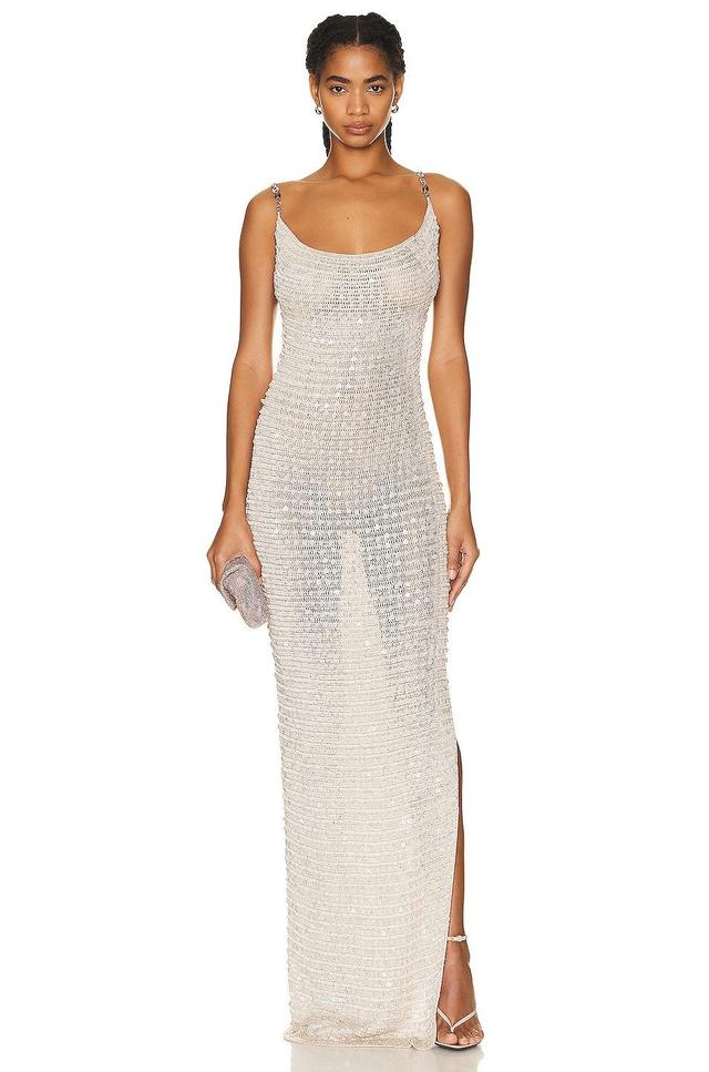 Aya Muse Vatia Dress in Metallic Neutral Product Image