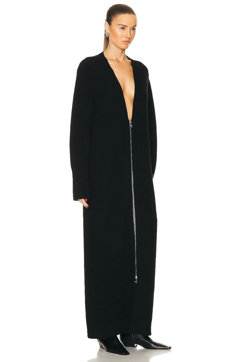 Brandon Maxwell The Harlan Sweater Dress in Black - Black. Size M (also in ). Product Image