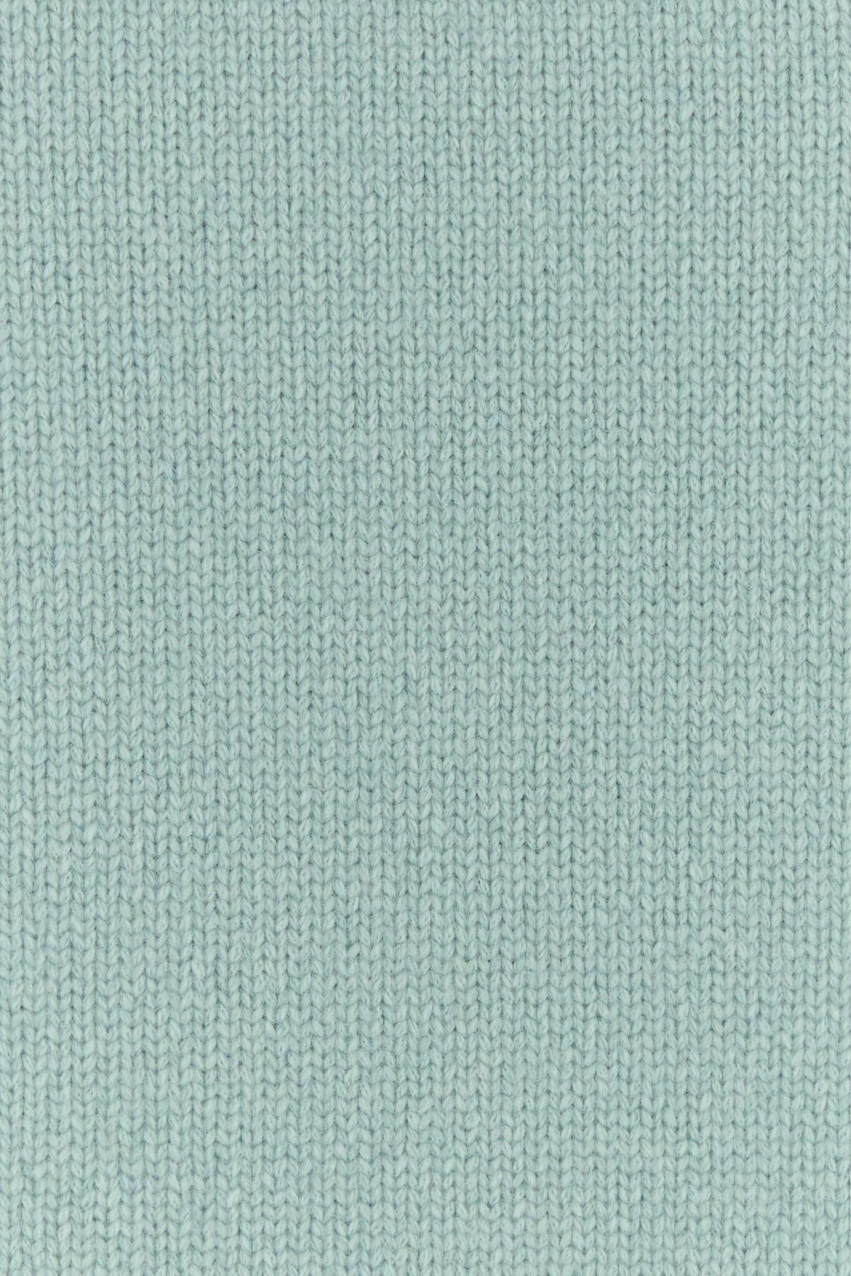 Sea Green Cashmere Sweater In Mint Product Image