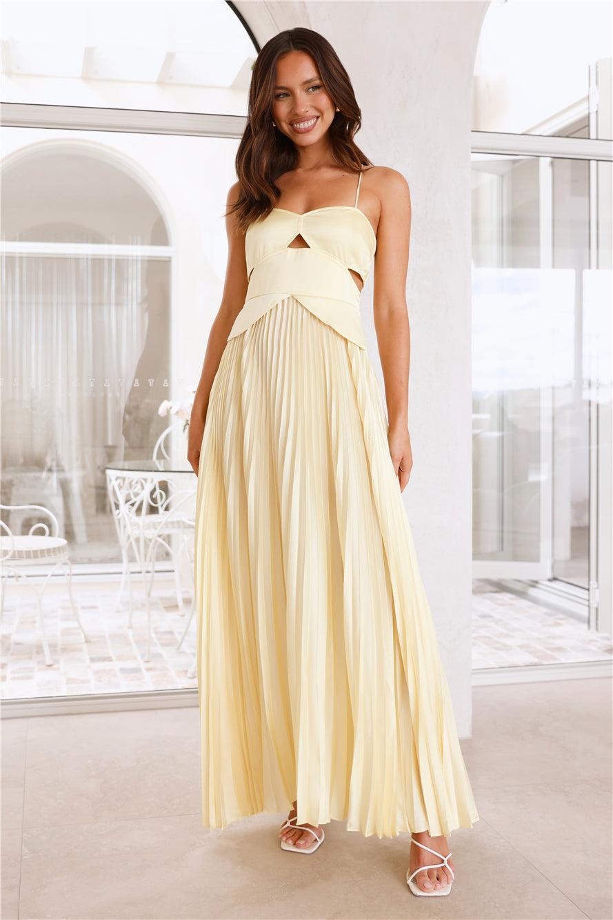 Sunny Spell Maxi Dress Yellow Product Image