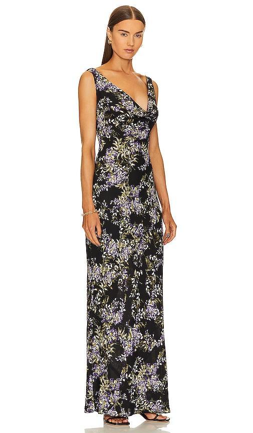 Norma Kamali Deep Drape Neck Gown Size M. Product Image