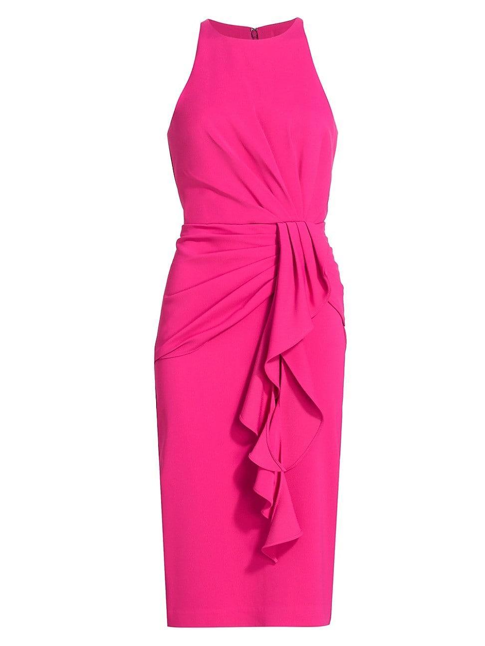 Womens Draped Sheath Dress Product Image