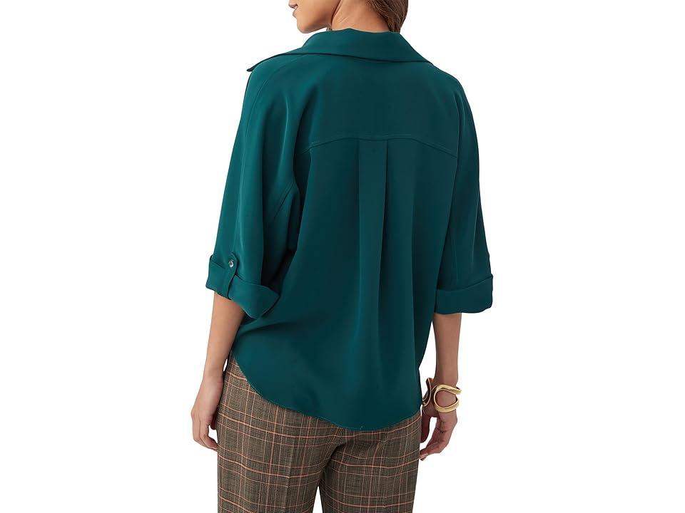 Womens Otto Draped Georgette Top Product Image