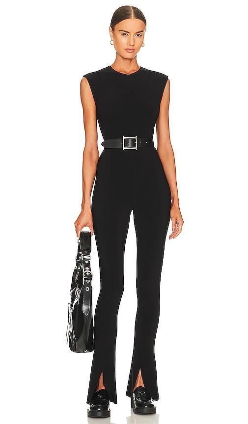 Norma Kamali Sleeveless Spat Legging Catsuit Product Image