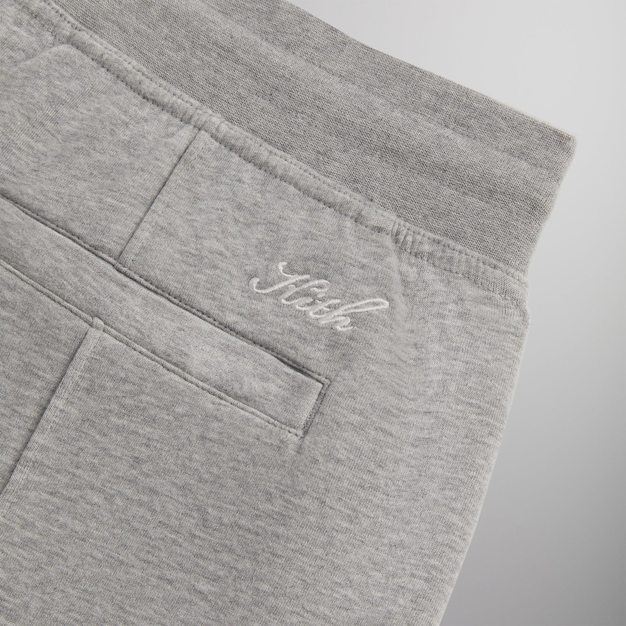 Kith Double Face Pierre Sweatpant - Mid Heather Grey Male Product Image