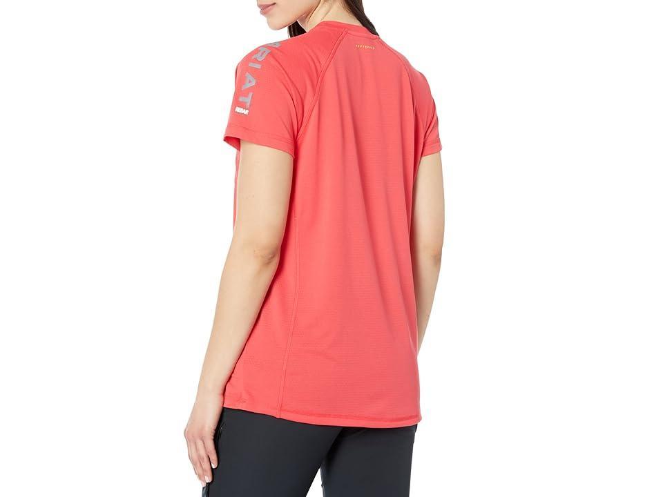 Ariat Rebar Heat Fighter T-Shirt (Teaberry/Alloy) Women's Clothing Product Image