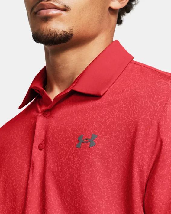 Men's UA Playoff 3.0 Coral Jacquard Polo Product Image