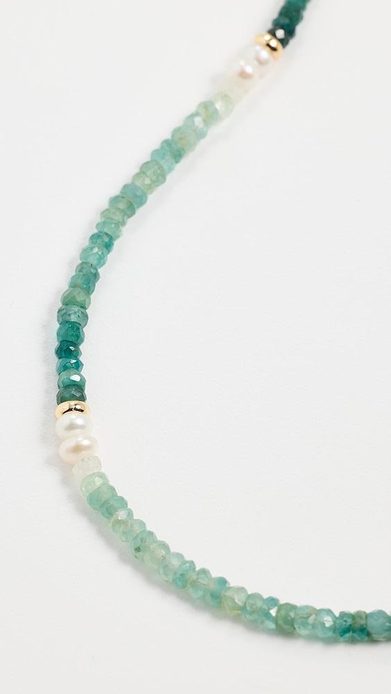 SHASHI Odessa Necklace, Tourmaline | Shopbop Product Image