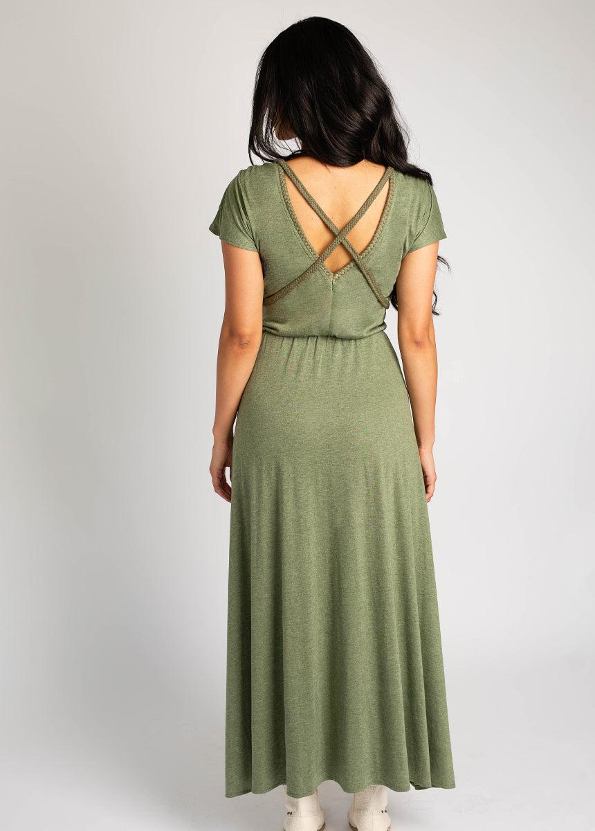 Novalie Dress in Heather Moss Product Image